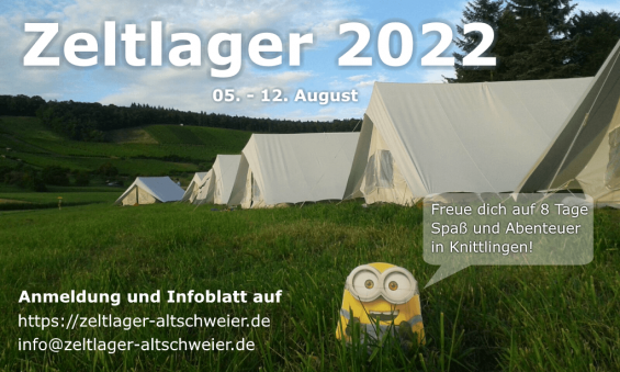 Titelbild für das Zeltlager 2022